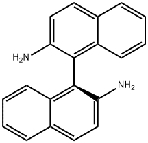 (S)-(-)-1,1'-联-2-萘胺 结构式