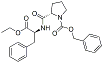 3-苯基-N-[1-[(苯基甲氧基)羰基]-L-脯氨酰]-L-丙氨酸乙酯 结构式