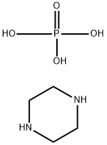 磷酸氢哌嗪单水合物 结构式