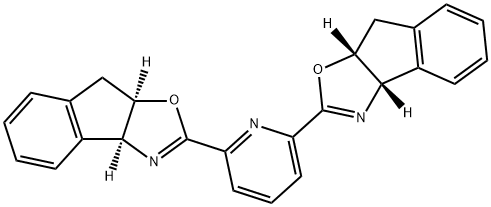 2,6-双[(3AS,8AR)-3A,8A-二氢-8H-茚并[1,2-D]恶唑啉-2-基]吡啶 结构式