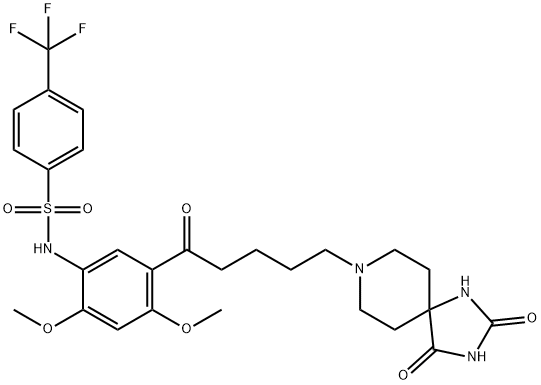 RS 102221盐酸盐 结构式