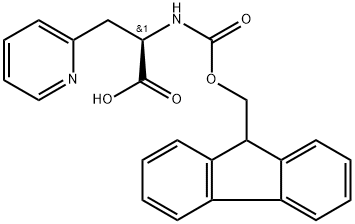 FMOC-D-3-(2-吡啶基)-丙氨酸 结构式