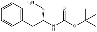 (R)-2-(BOC-氨基)-3-苯基丙胺 结构式