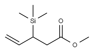 3-(三甲基硅烷基)-4-戊烯酸甲酯 结构式