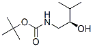 Carbamic acid, [(2R)-2-hydroxy-3-methylbutyl]-, 1,1-dimethylethyl ester (9CI) 结构式