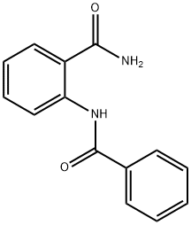 N-(2-氨基甲酰基苯基)苯甲酰胺 结构式