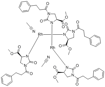 多伊尔二铑催化剂 - RH2(4S-MPPIM)4 结构式