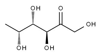 6-Deoxy-D-tagatose 结构式
