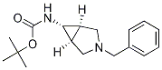 氨基甲酸,[3-(苯甲基)-3-氮杂双环[3.1.0]己-6-基]-,1,1-二甲基乙酯,[1R-(1Α,5Α,6Α)]- 结构式