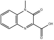 3-氧代-4-甲基-喹喔啉-2-羧酸 结构式