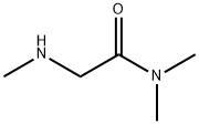 N,N-二甲基-2-(甲胺基)乙酰胺 结构式