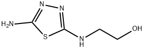 2-[(5-Amino-1,3,4-thiadiazol-2-yl)amino]ethanol 结构式