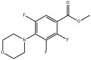 Methyl 2,3,5-trifluoro-4-morpholin-4-ylbenzoate 结构式