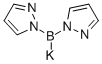 二氢双(1-吡唑)硼酸钾 结构式
