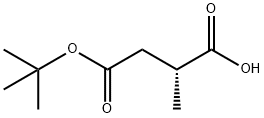 (R)-2-甲基琥珀酸-4-叔丁酯 结构式