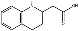 1,2,3,4-TETRAHYDRO-2-QUINOLINEACETIC ACID 结构式