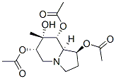 1,6,7,8-Indolizinetetrol, octahydro-7-methyl-, 1,6,8-triacetate, 1S-(1.alpha.,6.beta.,7.beta.,8.beta.,8a.beta.)- 结构式