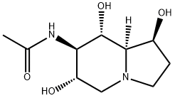 Acetamide, N-(octahydro-1,6,8-trihydroxy-7-indolizinyl)-, 1S-(1.alpha.,6.beta.,7.alpha.,8.beta.,8a.beta.)- 结构式