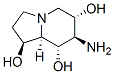 1,6,8-Indolizinetriol, 7-aminooctahydro-, 1S-(1.alpha.,6.beta.,7.alpha.,8.beta.,8a.beta.)- 结构式