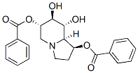 1,6,7,8-Indolizinetetrol, octahydro-, 1,6-dibenzoate, 1S-(1.alpha.,6.beta.,7.alpha.,8.beta.,8a.beta.)- 结构式