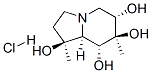 1,6,7,8-Indolizinetetrol, octahydro-1,7-dimethyl-, hydrochloride, 1S-(1.alpha.,6.beta.,7.alpha.,8.beta.,8a.beta.)- 结构式