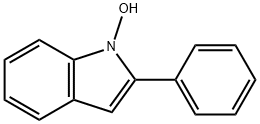 1-羟基-2-苯基-1H-吲哚 结构式