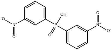 Bis(3-nitrophenyl)phosphinic acid 结构式