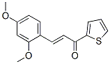 1-(2-THIENYL)-3-(2,4-DIMETHOXYPHENYL)-2-PROPEN-1-ONE 结构式