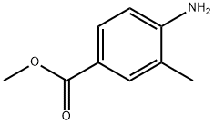 4-氨基-3-甲基苯甲酸甲酯 结构式