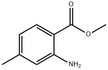 2-氨基-4-甲基苯甲酸甲酯 结构式