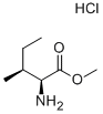 L-异亮氨酸甲酯盐酸盐 结构式