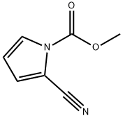 1H-Pyrrole-1-carboxylicacid,2-cyano-,methylester(9CI) 结构式