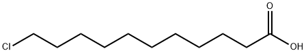 11-氯十一烷酸 结构式