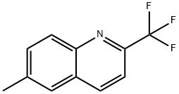 6-甲基-2-(三氟甲基)喹啉 结构式