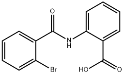 2-[(2-BROMOBENZOYL)AMINO]BENZOIC ACID 结构式
