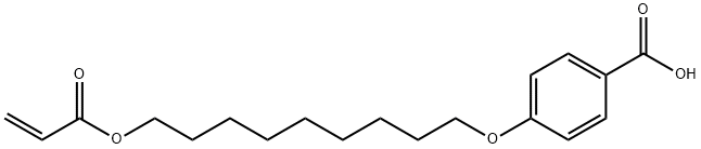 4-(9-ACR氧基-N-壬-1-氧基) 苯甲酸 结构式