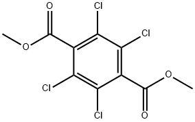 氯酞酸二甲酯 结构式