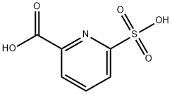 6-磺酸基吡啶-2-羧酸 结构式