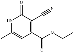 3-氰基-2-羟基-6-甲基异烟酸乙酯 结构式