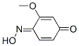 2,5-Cyclohexadiene-1,4-dione,2-methoxy-,1-oxime,(E)-(9CI) 结构式