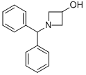 1-二苯甲基-3-羟基-N杂环丁烷 结构式