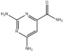 2,6-DIAMINOPYRIMIDINE-4-CARBOXAMIDE 结构式