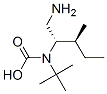 Carbamic acid, [(1S,2S)-1-(aminomethyl)-2-methylbutyl]-, 1,1-dimethylethyl 结构式