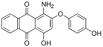 1-氨基-4-羟基-2-(4-羟基苯氧基)蒽醌 结构式