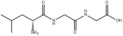 D-亮氨酰基-甘氨酰基-甘氨酸 结构式