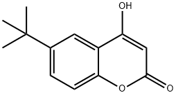 4-羟基-6-甲氧基香豆素 结构式