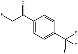 2-氟-1-[4-(三氟甲基)苯基]乙酮- (9CI) 结构式