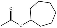Acetic acid cycloheptyl ester 结构式