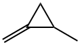 1-Methyl-2-methylenecyclopropane 结构式