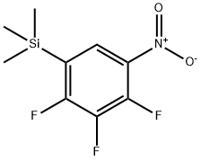 1-硝基-2,3,4-三氟-5-(三甲基硅烷基)苯 结构式